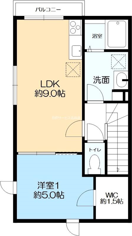 Ｂｌｅｕｅｔ 2階 1LDK 賃貸物件詳細