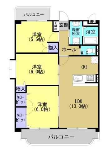 熊本県熊本市南区砂原町 西熊本駅 3LDK マンション 賃貸物件詳細