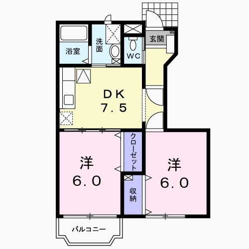 長野県諏訪市大字四賀赤沼 上諏訪駅 2DK アパート 賃貸物件詳細