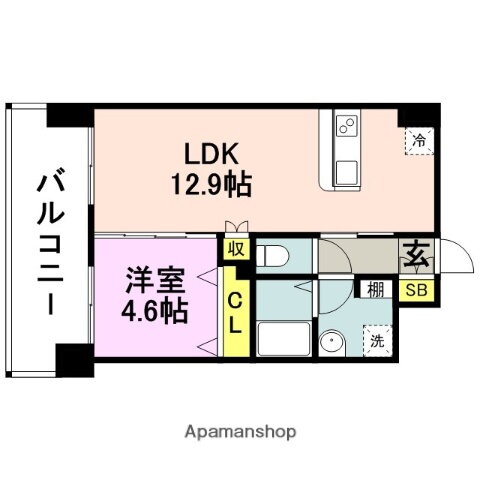 福岡県福岡市博多区石城町 千代県庁口駅 1LDK マンション 賃貸物件詳細