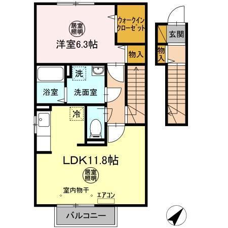 千葉県市原市姉崎 姉ケ崎駅 1LDK アパート 賃貸物件詳細