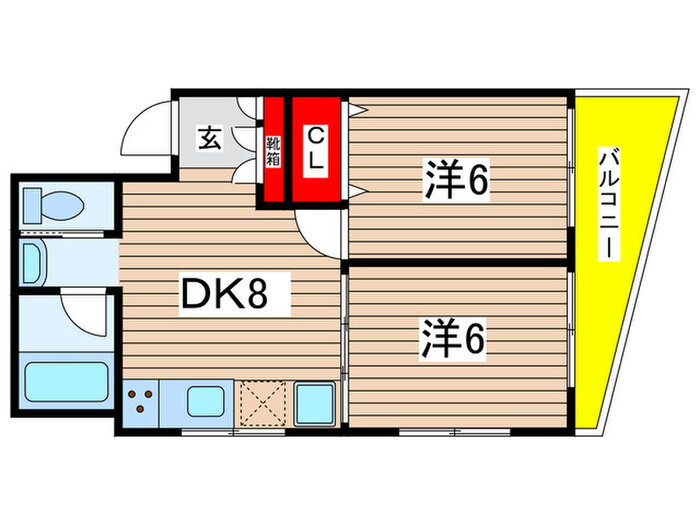 東京都墨田区菊川１ 森下駅 2DK マンション 賃貸物件詳細