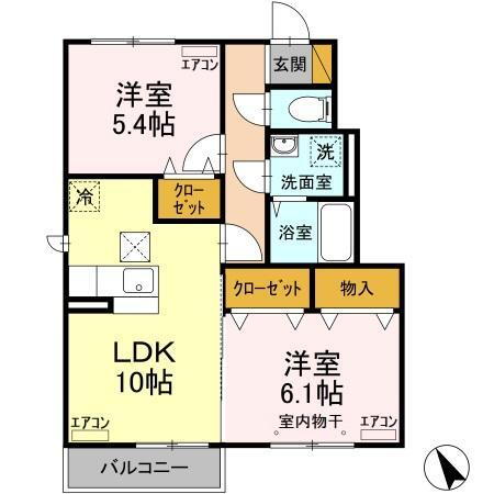 千葉県市原市松ケ島１ 五井駅 2LDK アパート 賃貸物件詳細