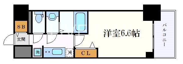 愛知県名古屋市西区新道２ 浅間町駅 1K マンション 賃貸物件詳細