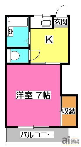 ファミール西所沢 2階 1K 賃貸物件詳細