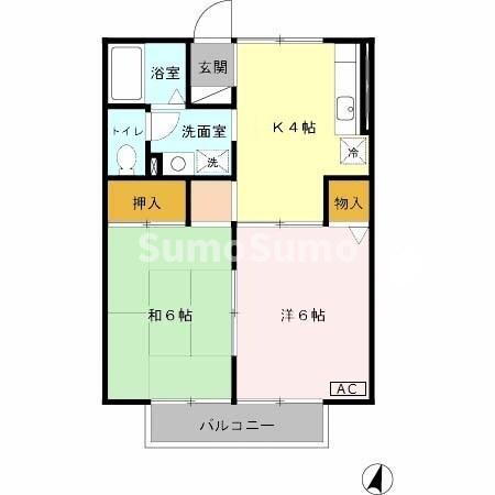 兵庫県神戸市東灘区御影中町６ 御影駅 2K アパート 賃貸物件詳細