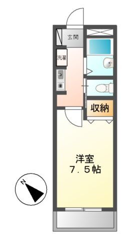 三重県松阪市五十鈴町 松阪駅 1K アパート 賃貸物件詳細