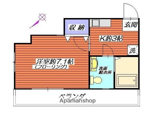 神奈川県横浜市港北区岸根町 新横浜駅 1K アパート 賃貸物件詳細