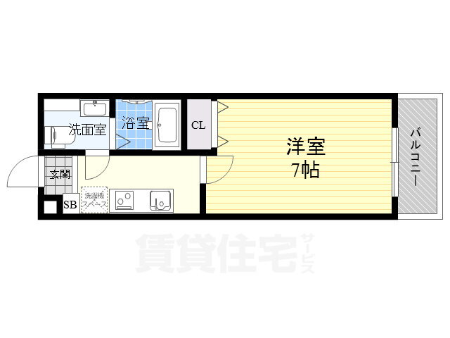 大阪府大阪市福島区鷺洲２ 福島駅 1K マンション 賃貸物件詳細