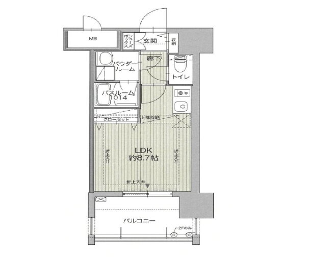 グランフォーレ博多ウォーターフロント 14階 ワンルーム 賃貸物件詳細