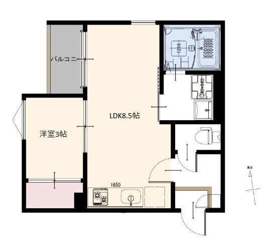 宮城県仙台市宮城野区幸町１ 東照宮駅 1LDK アパート 賃貸物件詳細