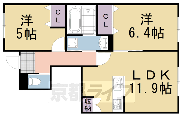 京都府南丹市八木町野条 八木駅 2LDK アパート 賃貸物件詳細