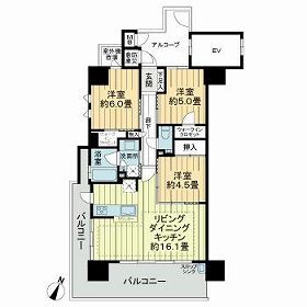 クレアホームズ牛田中ザ・プレミアム 7階 3LDK 賃貸物件詳細