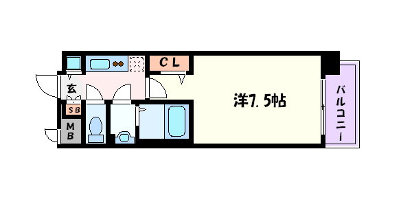 愛知県名古屋市中村区則武２ 名古屋駅 1K マンション 賃貸物件詳細