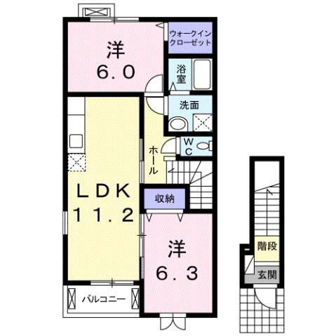 静岡県浜松市中央区寺脇町 浜松駅 2LDK アパート 賃貸物件詳細