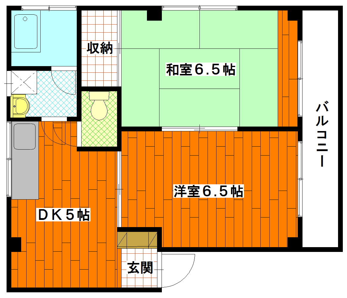 広島県広島市南区皆実町５ 皆実町六丁目駅 2DK アパート 賃貸物件詳細