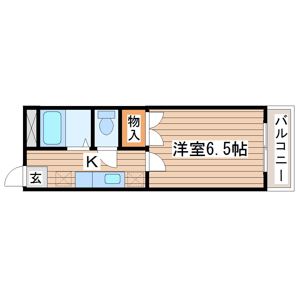 ビューファイン台原 4階 1K 賃貸物件詳細
