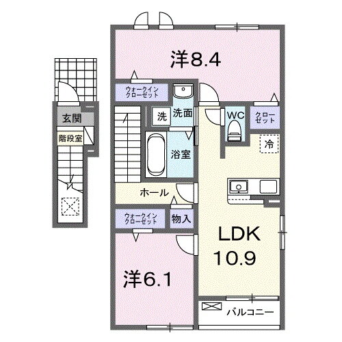 兵庫県姫路市広畑区蒲田５ 英賀保駅 2LDK アパート 賃貸物件詳細