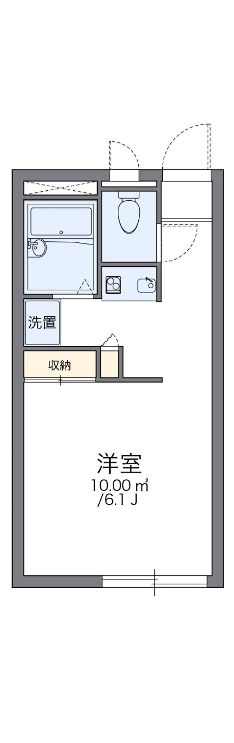 フォンターナ 1階 1K 賃貸物件詳細