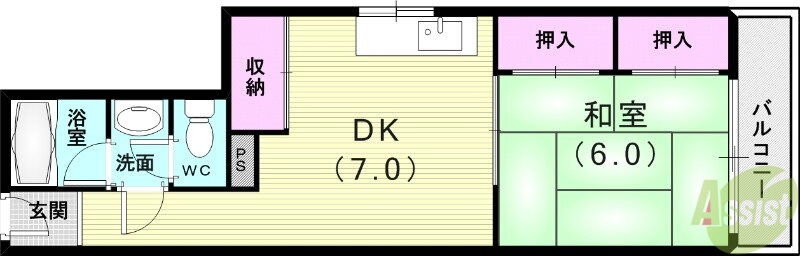 大阪府豊中市浜１ 服部天神駅 1DK アパート 賃貸物件詳細