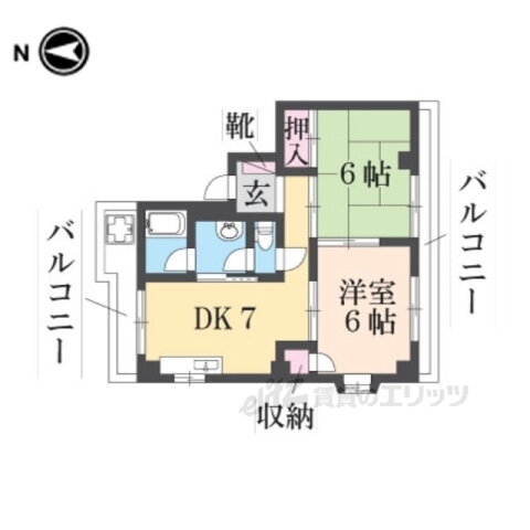 大阪府東大阪市若江東町３ 若江岩田駅 2DK マンション 賃貸物件詳細