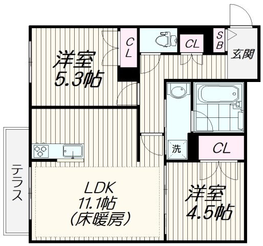 東京都大田区東雪谷４ 洗足池駅 2LDK マンション 賃貸物件詳細