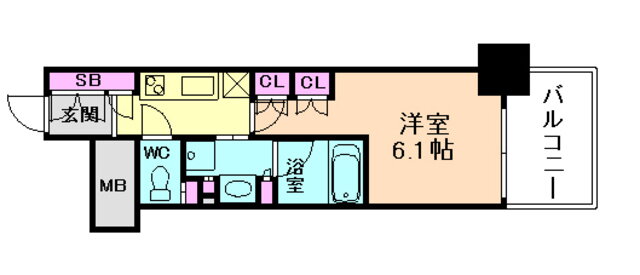 大阪府大阪市北区堂島２ 北新地駅 ワンルーム マンション 賃貸物件詳細