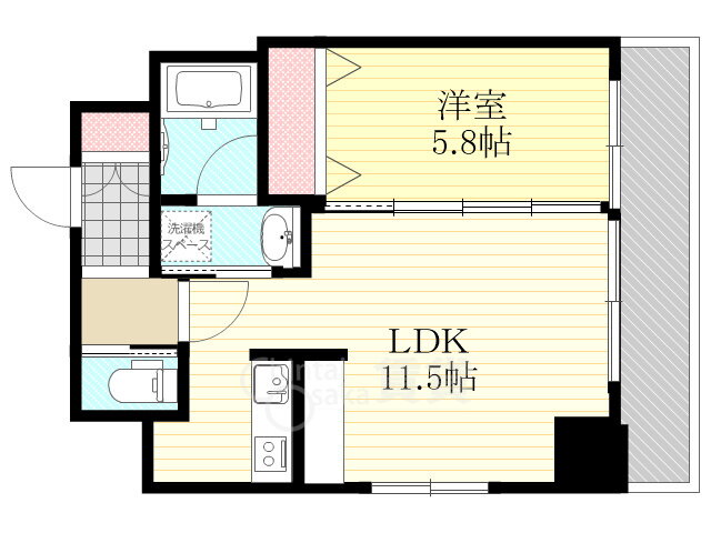 大阪府大阪市淀川区宮原１ 東三国駅 1LDK マンション 賃貸物件詳細