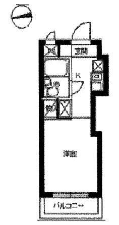 神奈川県川崎市中原区下小田中１ 武蔵中原駅 1K マンション 賃貸物件詳細