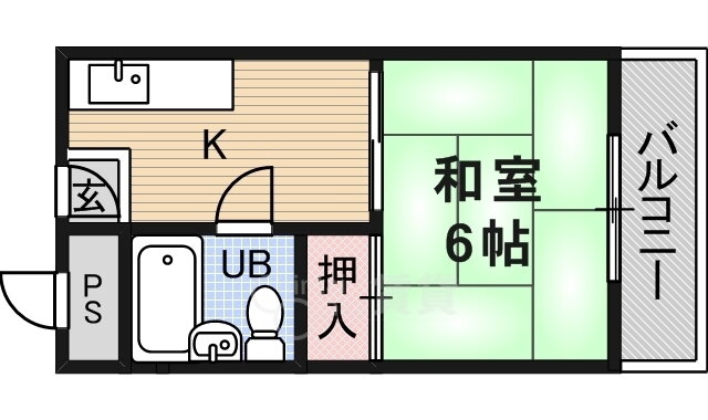 ラシャンブル 2階 1K 賃貸物件詳細