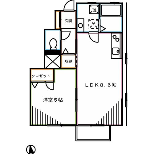 東京都三鷹市新川６ 吉祥寺駅 1LDK アパート 賃貸物件詳細