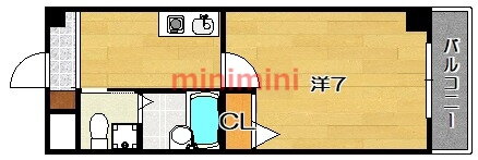 大阪府高槻市高槻町 高槻駅 1K マンション 賃貸物件詳細
