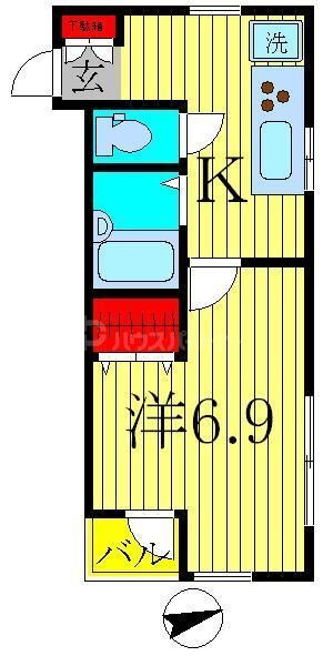 千葉県柏市南柏２ 南柏駅 1K アパート 賃貸物件詳細