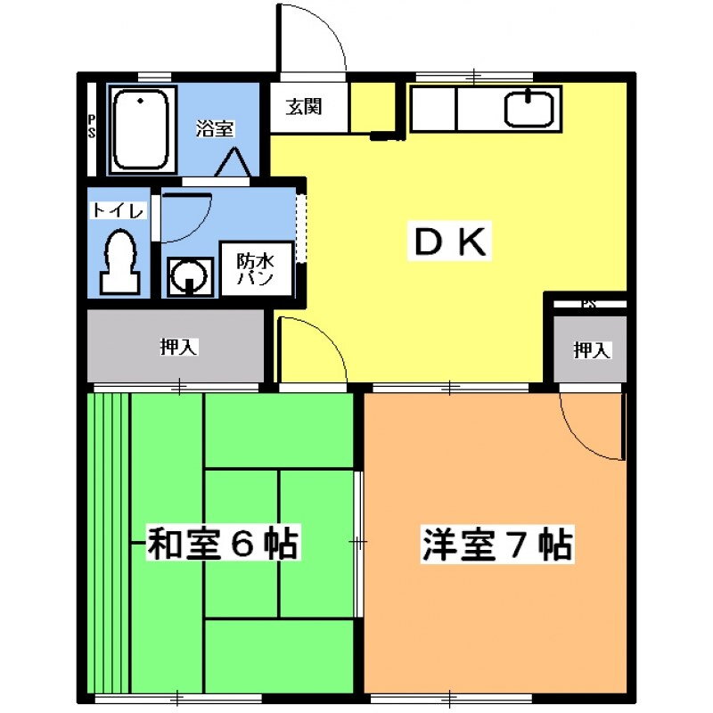 神奈川県厚木市戸室５ 本厚木駅 2DK アパート 賃貸物件詳細