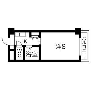アベニューリップル長田ＩＩ 9階 1K 賃貸物件詳細