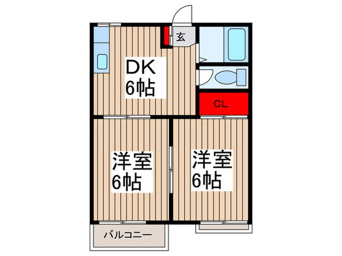 埼玉県新座市中野１ 新座駅 2DK アパート 賃貸物件詳細