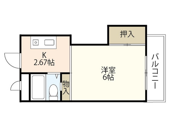 永岡ビル 3階 1K 賃貸物件詳細