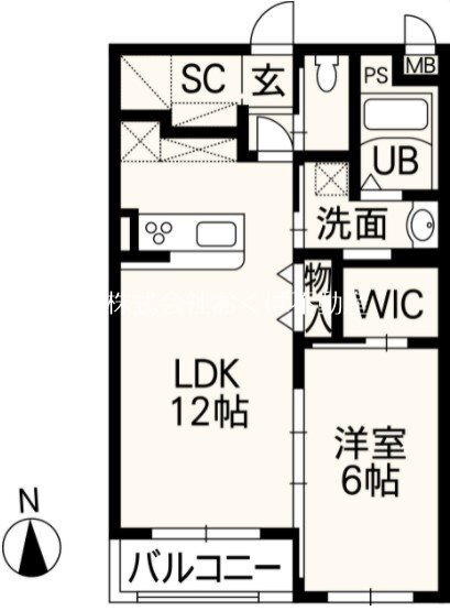 ホワイトステージ・熊本西 1階 1LDK 賃貸物件詳細