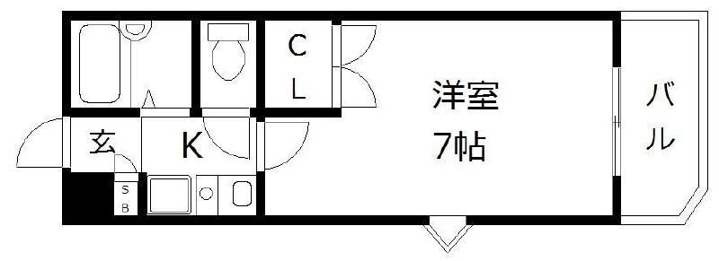 福岡県福岡市城南区別府３ 別府駅 1K マンション 賃貸物件詳細