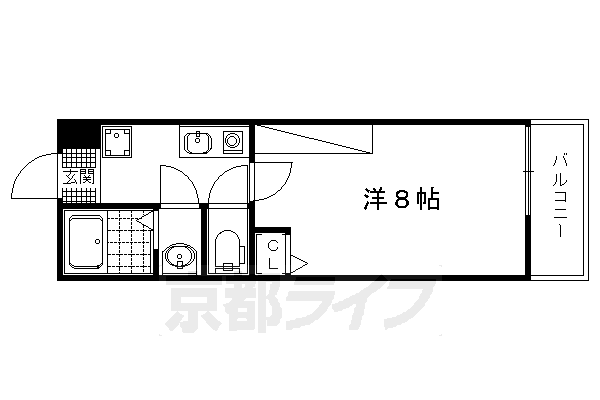 京都府京都市上京区下之町 円町駅 1K アパート 賃貸物件詳細