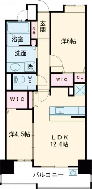 アクタス籠町グランミライ 11階 2LDK 賃貸物件詳細