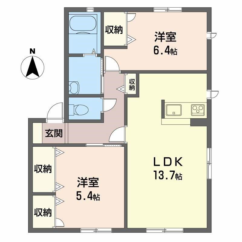 兵庫県姫路市野里 京口駅 2LDK アパート 賃貸物件詳細