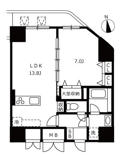 東京都港区浜松町１ 浜松町駅 1LDK マンション 賃貸物件詳細