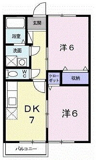 兵庫県加古川市加古川町南備後 尾上の松駅 2DK アパート 賃貸物件詳細