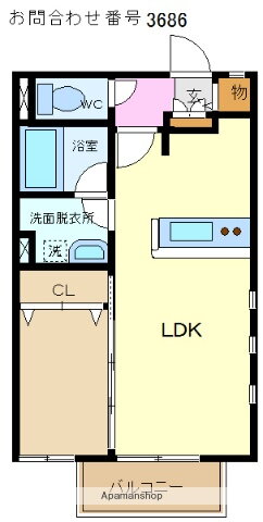埼玉県所沢市上新井２ 西所沢駅 1LDK アパート 賃貸物件詳細
