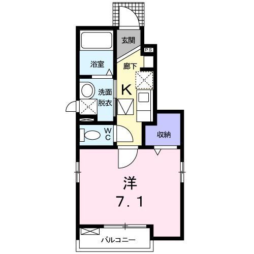 神奈川県横須賀市平作２ 衣笠駅 1K アパート 賃貸物件詳細