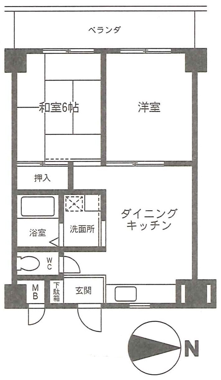 神奈川県藤沢市辻堂新町１ 辻堂駅 2DK マンション 賃貸物件詳細