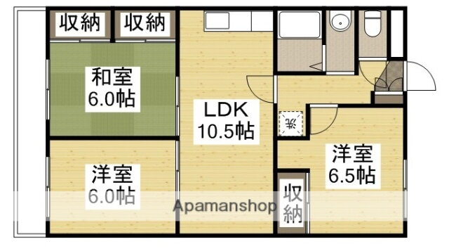 岡山県岡山市北区辰巳 北長瀬駅 3LDK マンション 賃貸物件詳細