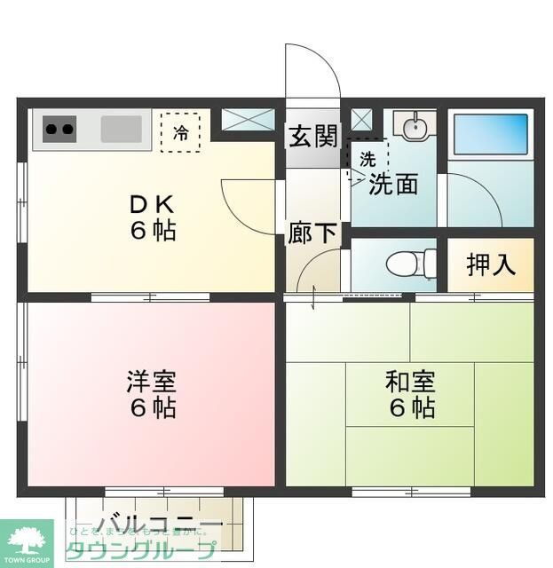 東京都府中市本宿町１ 分倍河原駅 2DK アパート 賃貸物件詳細