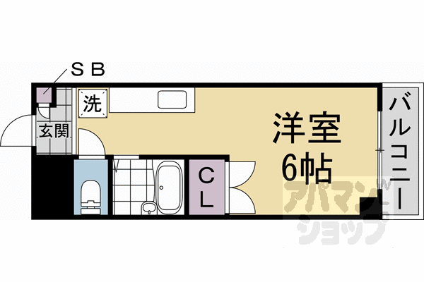 京都府京都市右京区西院西寿町 西院駅 1K マンション 賃貸物件詳細